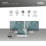 Digitus Splitter HDMI 4K, 1x2 negro