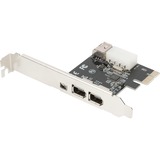 Digitus Tarjeta PCI Express Firewire 1394a (3+1 puertos), Tarjeta de interfaz 