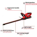 EINHELL GC-CH 1846 Li, Cortasetos rojo/Negro