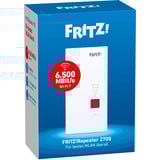 FRITZ! 2700 Repetidores y transceptores blanco/Gris, Repeater 2700, Repetidor de red, 125 Mbit/s, Wifi, Ethernet, Blanco
