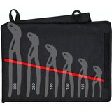 KNIPEX Bolsa Cobra Kult negro/Rojo