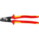 KNIPEX Tijeras para cables StepCut XL 95 18 225 VDE, Alicates de corte rojo/Amarillo