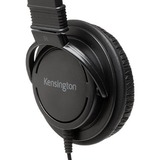 Kensington Auriculares USB-A clásicos con micrófono, Auriculares con micrófono negro, Alámbrico, Llamadas/Música, 163 g, Auriculares, Negro