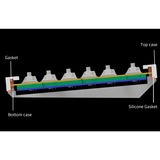 Keychron Q0+ Barebone, Teclado numérico azul