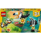 LEGO Creator Fauna Salvaje: Tucán Tropical, Juegos de construcción Juego de construcción, 7 año(s), Plástico, 225 pieza(s), 323 g