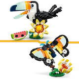 LEGO Fauna Salvaje: Tucán Tropical, Juegos de construcción Juego de construcción, 7 año(s), Plástico, 225 pieza(s), 323 g