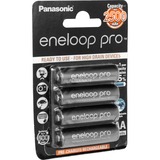 Panasonic eneloop pro Batería recargable AA Batería recargable, AA, 4 pieza(s), 2500 mAh, Negro