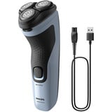 Philips Shaver 3000X Series, Máquina de afeitar celeste/Negro
