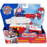 Spin Master PATRULLA CANINA - Pack Camión de Bomberos + Figura Marshall + Lanzador y Proyectiles - Patrulla Canina Juguetes - Regalo Niño 3 años + - 6072660 - Juguetes Niños 3 años + - Juegos Infantiles, Vehículo de juguete 
