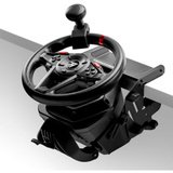 Thrustmaster T-128-P Simtask Pack, Conjunto de simulador negro