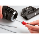 Wiha Destornillador con juego de cuchillas intercambiables SYSTEM 4 negro/Rojo