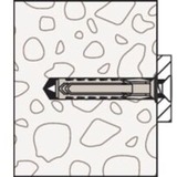 fischer Tacos SX Plus 12x60 en cubo, Pasador gris claro