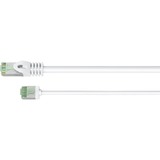 goobay Cable de parche ultraflexible Cat.8.1 slim, U/FTP blanco