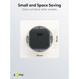 goobay Kit de carga Apple Lightning / USB-C PD nano 20 vatios, Cargador negro