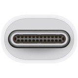 Apple MMEL2ZM/A cable Thunderbolt Blanco, Adaptador blanco, Masculino, Femenino, Blanco, 1 pieza(s)