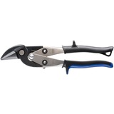 BESSEY D08 recorte Derecho Acero inoxidable, Tijeras de chapa negro/Azul, 23 cm, 380 g