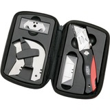 BESSEY DBKPH-SET cúter Negro, Rojo Cuchillo de hoja fija negro/Rojo, 16 cm, 2,8 cm, 180 g