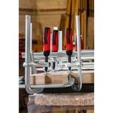 BESSEY GZ30-2K abrazadera Abrazadera en F 30 cm Negro, Rojo, Acero inoxidable, Gato negro/Rojo, Abrazadera en F, De plástico, Acero, 30 cm