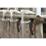 BESSEY Sargento de palanca KliKlamp KLI12, Gato plateado/Negro