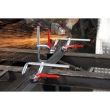 BESSEY Sargento de palanca classiX GSH12, Gato plateado/Rojo