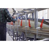 BESSEY Sargento de palanca classiX GSH20, Gato plateado/Rojo