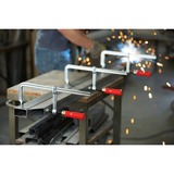 BESSEY Sargento de tornillo classiX GS30, Gato plateado/Rojo