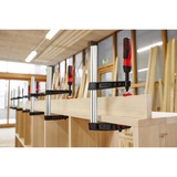 BESSEY TG16-2K abrazadera Abrazadera de barra 16 cm Aluminio, Negro, Rojo, Gato negro/Rojo, Abrazadera de barra, Plancha, De plástico, 16 cm