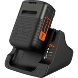 BLACK+DECKER BDC2A36-QW cargador y batería cargable Juego de cargador y baterías negro, Juego de cargador y baterías, Ión de litio, 2 Ah, 36 V, Black & Decker, Negro