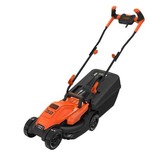 BLACK+DECKER BEMW451BH-QS cortadora de césped Cortacésped de empuje a gasolina Corriente alterna Negro, Naranja naranja/Negro, Cortacésped de empuje a gasolina, 32 cm, 2,3 cm, 6,3 cm, Cuchillas giratorias, 35 L