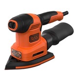 BLACK+DECKER BEW200K Multilijadora 12000 RPM Negro, Naranja, Lijadora Delta naranja/Negro, Multilijadora, Velcro, Negro, Naranja, 12000 RPM, 1 mm, 82,5 dB