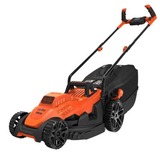 BLACK+DECKER BLACK+DECKER BEMW461BH-QS Tondeuse à Gazon Filaire 6 Hauteurs, 1400 W, Orange, 34 cm, Cortacésped naranja/Negro, 1400 W, Orange, 34 cm