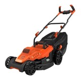 BLACK+DECKER BLACK+DECKER BEMW471BH-QS Tondeuse à Gazon Filaire 6 Hauteurs, 1600 W, Orange, 38 cm, Cortacésped naranja/Negro, 1600 W, Orange, 38 cm