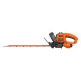 BLACK+DECKER Black + Decker Elektro-Heckenschere (500W, 50 cm Schwertlänge, 22 mm Schnittstärke, Bügel-Zweithandgriff und transparentem Handschutz, für mittlere bis große Hecken), Cortasetos naranja/Negro, 50 cm Schwertlänge, 22 mm Schnittstärke, Bügel-Zweithandgriff und transparentem Handschutz, für mittlere bis große Hecken)