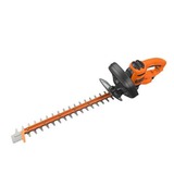 BLACK+DECKER Black + Decker Elektro-Heckenschere (500W, 50 cm Schwertlänge, 22 mm Schnittstärke, Bügel-Zweithandgriff und transparentem Handschutz, für mittlere bis große Hecken), Cortasetos naranja/Negro, 50 cm Schwertlänge, 22 mm Schnittstärke, Bügel-Zweithandgriff und transparentem Handschutz, für mittlere bis große Hecken)