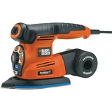 BLACK+DECKER Black + Decker KA280K Multiponceuse Autoselect 2 Vitesses, Lijadora múltiple naranja/Negro, Multilijadora, 8500 RPM, 13000 RPM, 220 W, 230 V, 12,5 cm