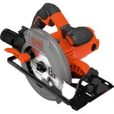 BLACK+DECKER CS1550, Sierra circular naranja/Negro