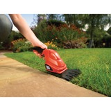 BLACK+DECKER GSL200 tijera de césped inalámbrica 8 cm 3,6 V Litio Negro, Naranja, Podadora naranja, 8 cm, Negro, Naranja, Litio, 3,6 V, 1,1 Ah, 580 g