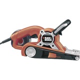 BLACK+DECKER KA88 Lijadora de banda naranja/Negro, Lijadora de banda, Corriente alterna, 230 V, 3 m, 75 x 190 mm, 720 W