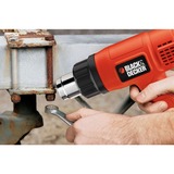 BLACK+DECKER KX1650 740l/min 1750W Rojo pistola de calor eléctrica, Decapador por aire caliente naranja, 740 l/min, 460 - 600 °C, 570 l/min, Rojo, Corriente alterna, 1750 W