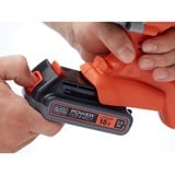 BLACK+DECKER Martillo combinado a batería BCD900E2K, 18Volt, Martillo perforador naranja/Negro
