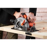 BLACK+DECKER Sierra circular de mano CS1550 naranja/Negro