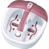 Beurer Baño de burbujas para pies FB 35, Baño para pies blanco/Rosa neón