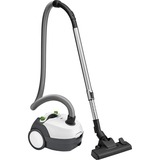 Bomann BS 9019 CB N Aspiradora cilíndrica Secar 700 W Bolsa para el polvo, Aspiradora de suelo blanco/Gris, 700 W, Aspiradora cilíndrica, Secar, Bolsa para el polvo, Filtrado, Gris, Blanco