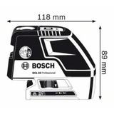 Bosch 0 601 066 B00 nivelador láser y alineador Nivel de punto 635 nm (< 1 mW), Láser de líneas cruzadas azul/Negro, 4°, 635 nm (< 1 mW), Nivel de punto, Negro, Azul, 1/4,5/8", 1,5 V