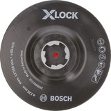 Bosch 2 608 601 722 accesorio para amoladora angular Almohadilla de apoyo, Plato lijador Almohadilla de apoyo, 12,5 cm, Bosch, Negro, 12250 RPM, Plástico