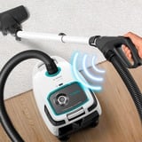 Bosch BGL6LHYG aspiradora 4 L Aspiradora cilíndrica Secar 600 W Bolsa para el polvo, Aspiradora de suelo blanco, 600 W, Aspiradora cilíndrica, Secar, Bolsa para el polvo, 4 L, Filtro EPA