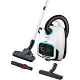 Bosch BGL6LHYG aspiradora Aspiradora cilíndrica Secar 600 W Bolsa para el polvo, Aspiradora de suelo blanco, 600 W, Aspiradora cilíndrica, Secar, Bolsa para el polvo, Filtro EPA, Filtrado