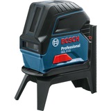 Bosch GCL 2-15 Professional Láser Combinado, Láser de líneas cruzadas azul/Negro, 15 m, 0,3 mm/m, 4°, Rojo, 650 nm (<1 mW), Nivel de línea/punto
