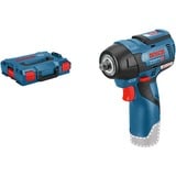 Bosch GDS 12V-115 Professional 2600 RPM Negro, Azul, Rojo, Tornillo de percusión azul/Negro, Destornillador de impacto, Mango de pistola, 3/8", Negro, Azul, Rojo, 2600 RPM, 2700 RPM