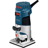 Bosch GKF 600 33000RPM 600W Negro, Azul, Acero inoxidable amoladora recta, Fresadora azul, 33000 RPM, 6 mm, Negro, Azul, Acero inoxidable, 4,5 m/s², Corriente alterna, 600 W